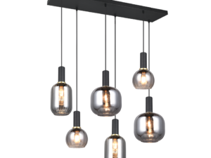 Hanglamp Skurmoro Mat Zwart - Set van 3