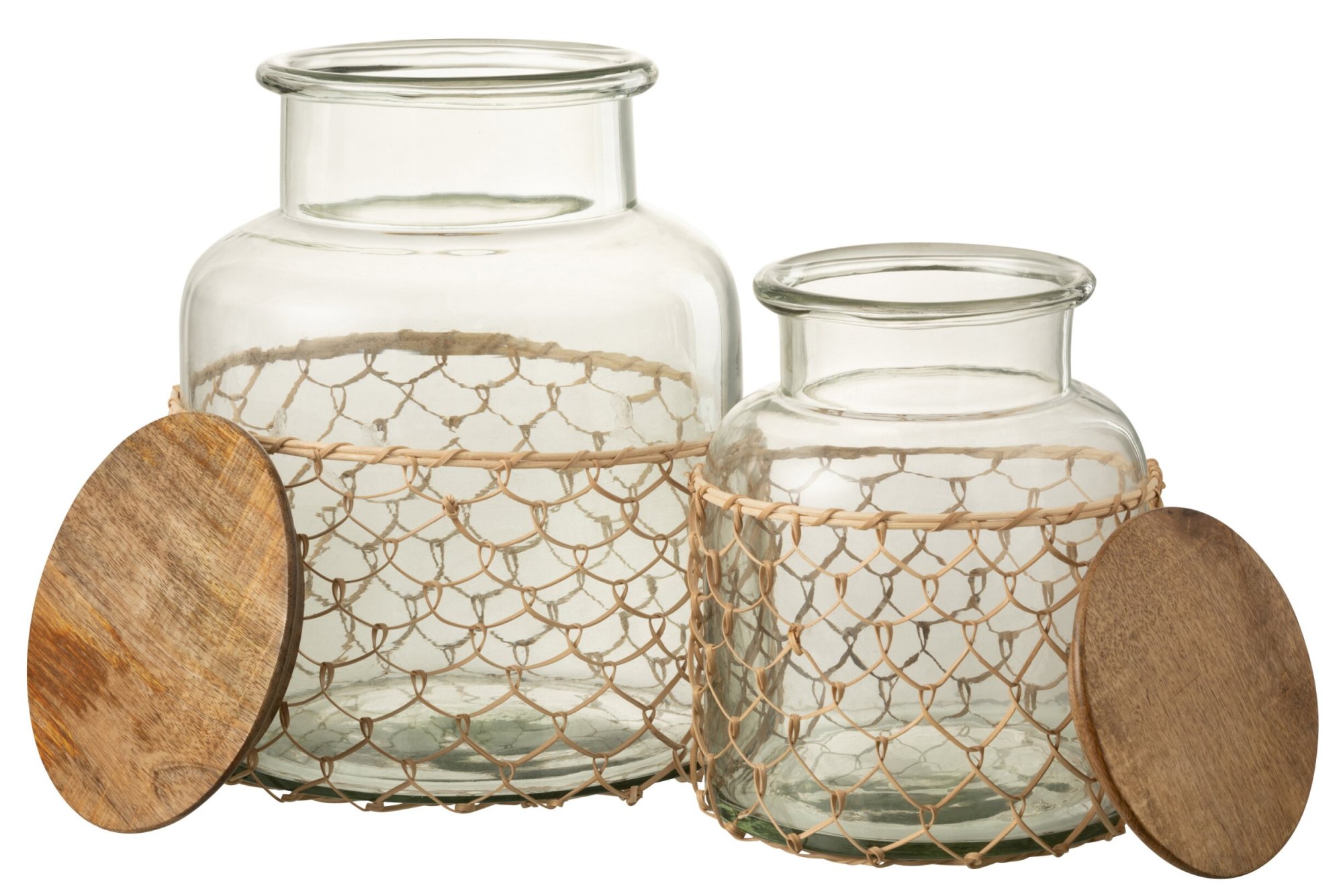 Pot Musea Glas Transparant H28 cm - Afbeelding 3