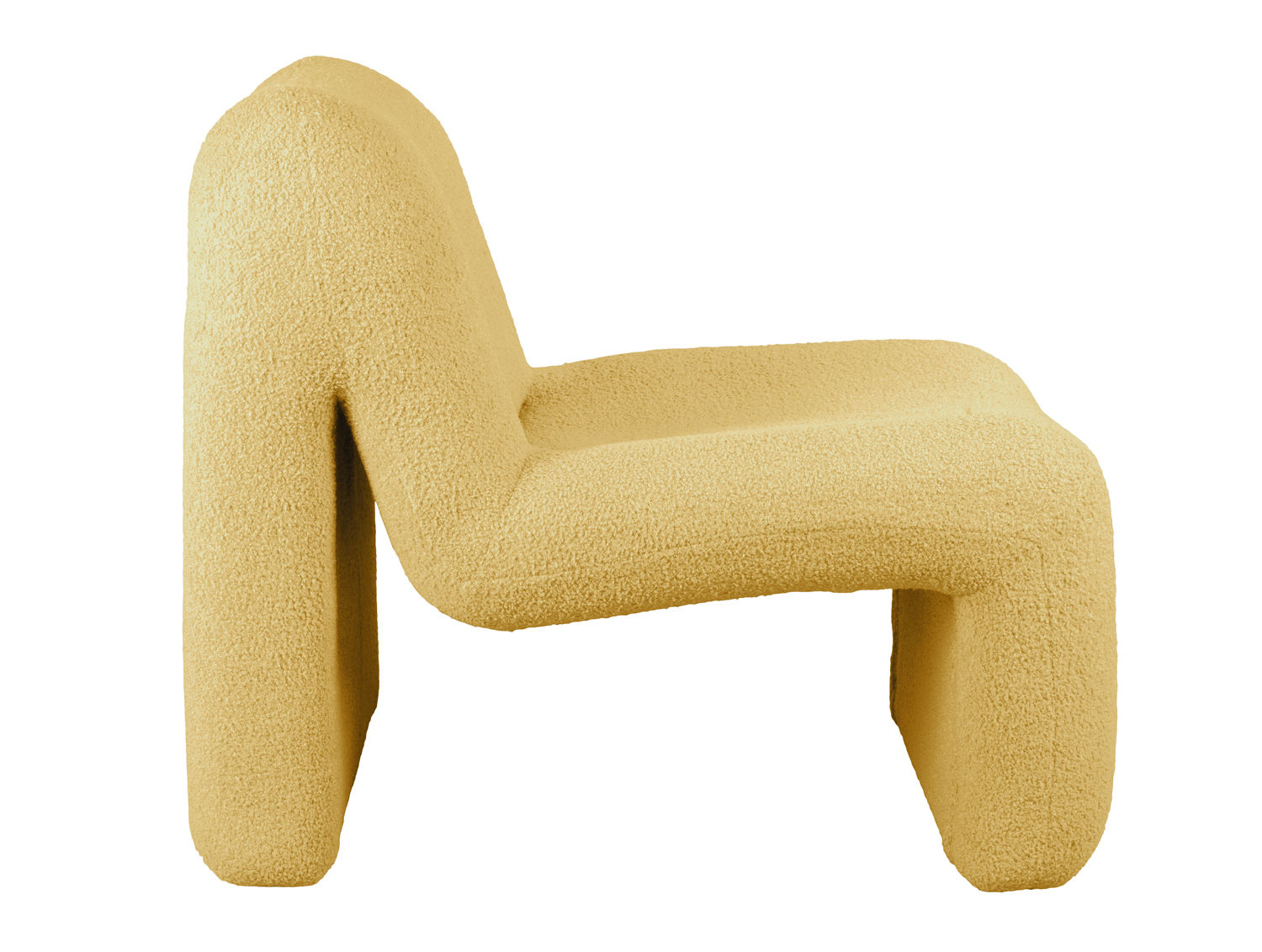 Stoel Stildy Teddy Geel - Afbeelding 3