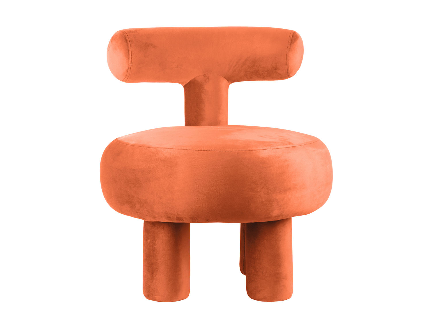 Stoel Ceedund Velvet Oranje - Afbeelding 2