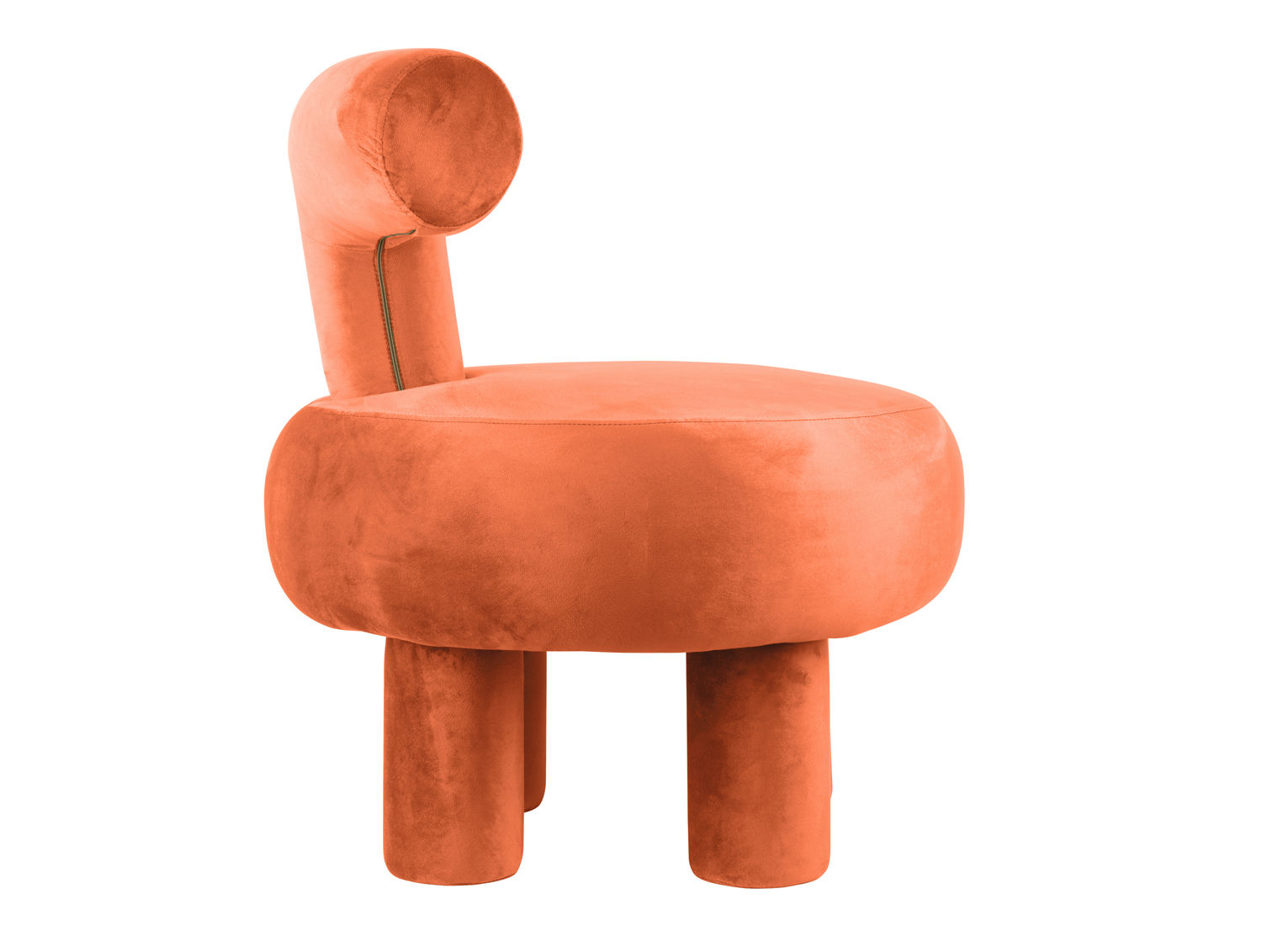 Stoel Ceedund Velvet Oranje - Afbeelding 3