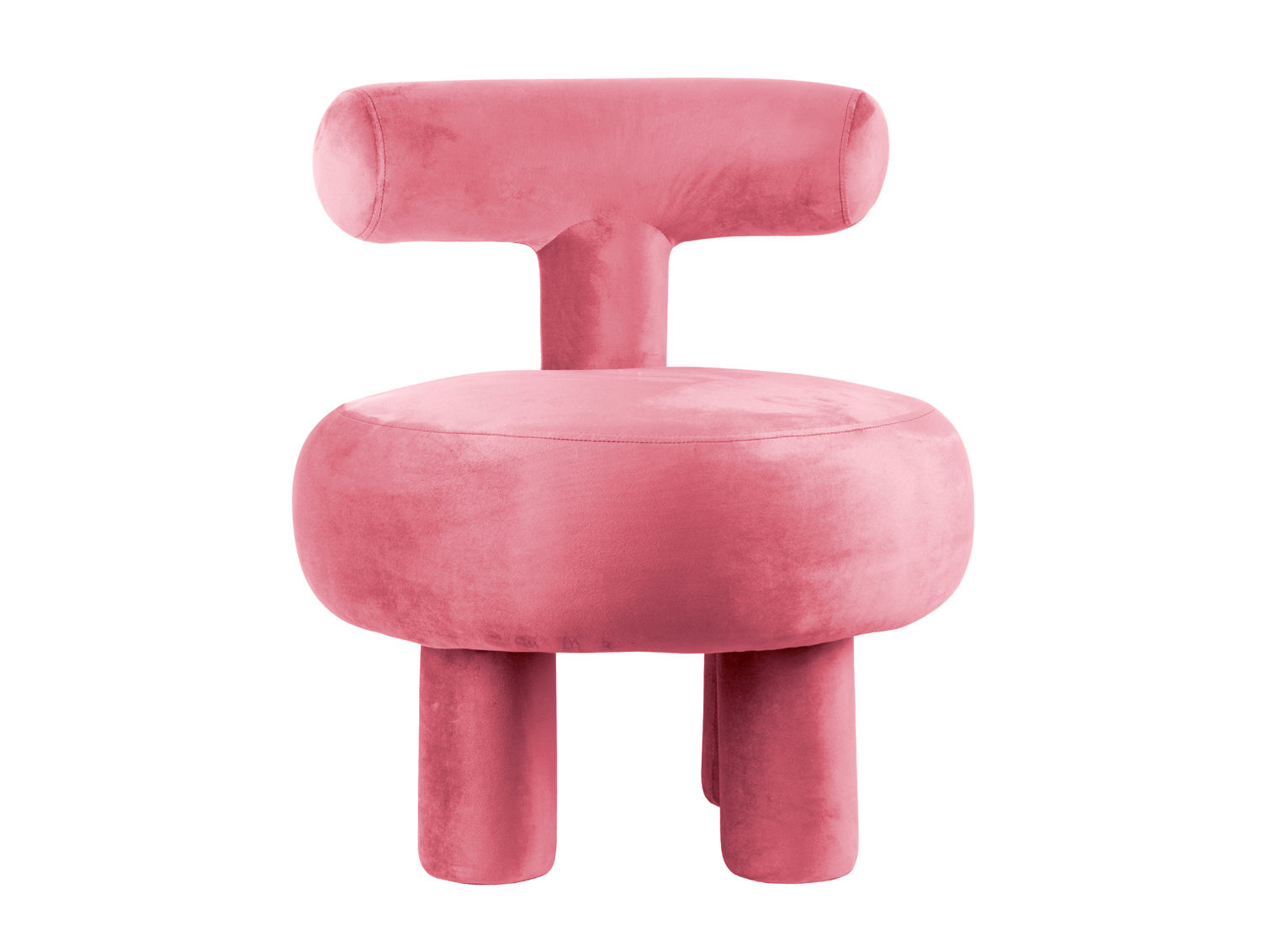 Stoel Praallund Velvet Roze - Afbeelding 2