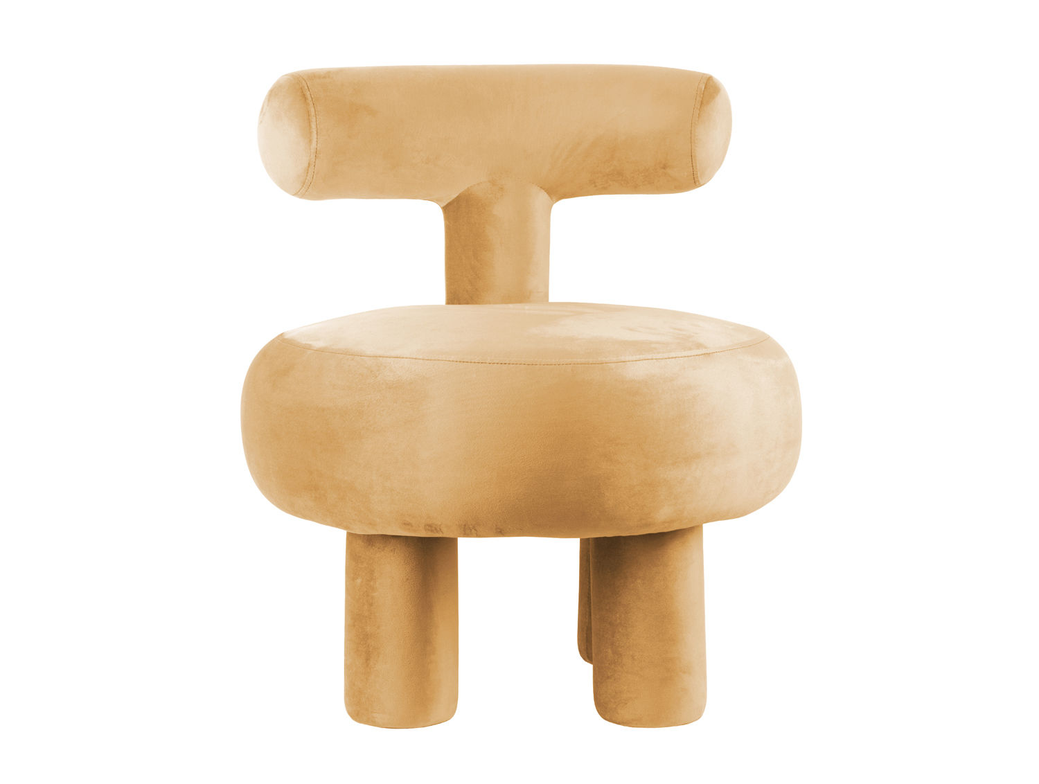Stoel Gruda Velvet Bruin - Afbeelding 2