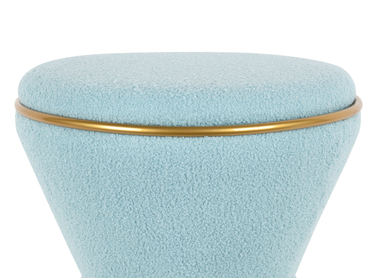 Poef Teras Teddy Zacht Blauw - Afbeelding 2