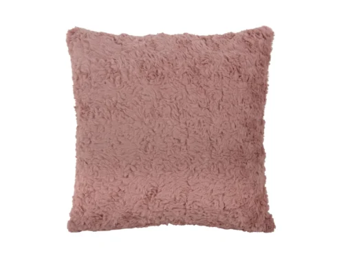 Kussen Haandes Roze sierkussen van zachte polyester in faded pink, 45x45 cm