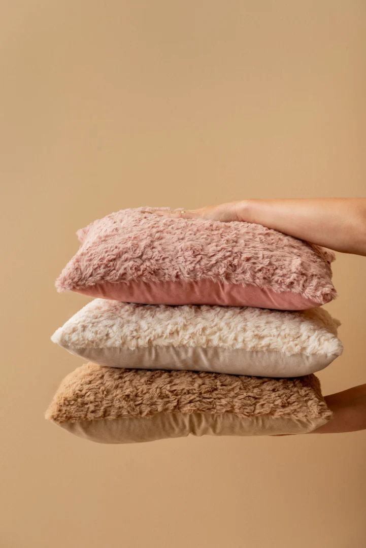 Kussen Haandes Roze - Afbeelding 3