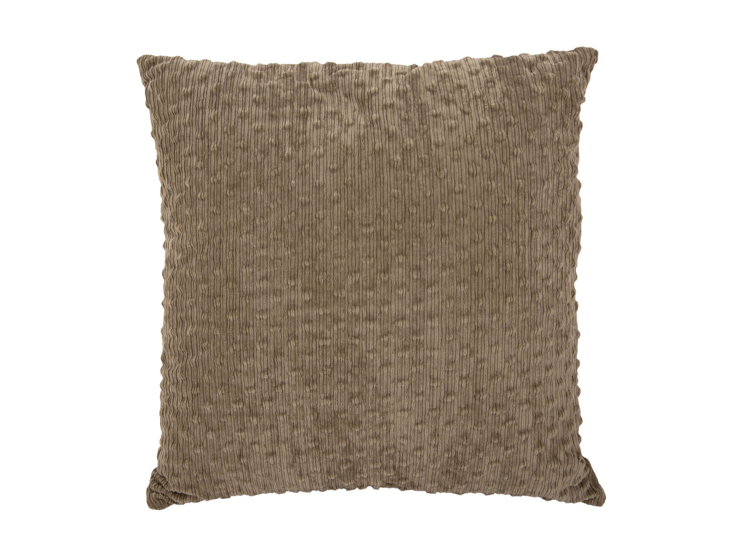 Kussen Klaurik Groen sierkussen 45x45 cm met zachte ribstructuur in jungle green