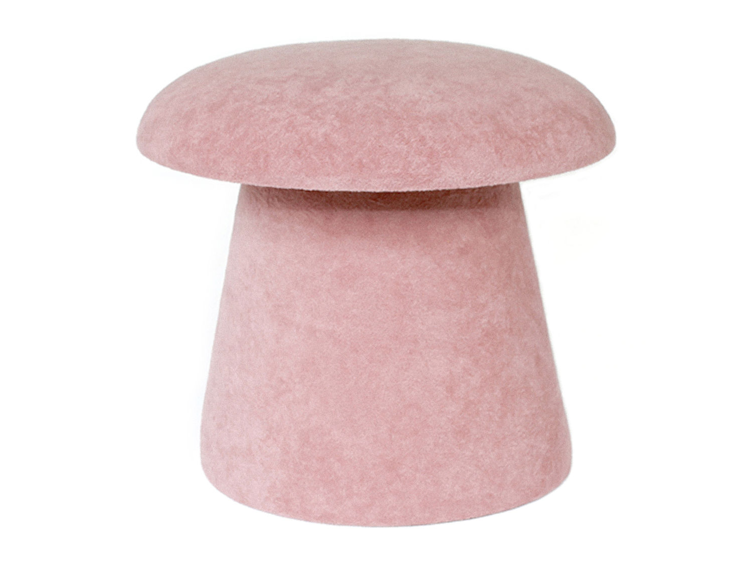 Poef Klollira Velvet Roze, compact en stijlvol met zachte faded pink velvet afwerking