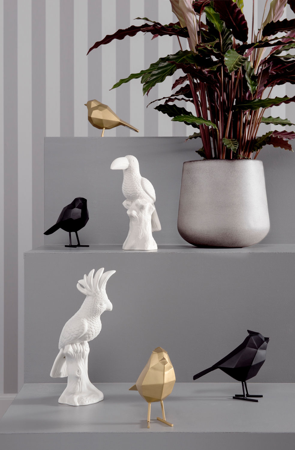 Beeld Reesona Polyresin Zwart H13 cm - Afbeelding 2