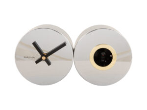 Wandklok Deeraro Chroom - Set van 2