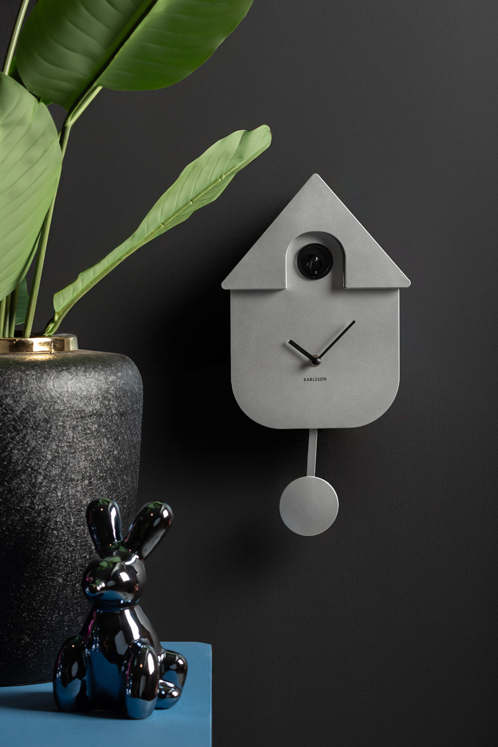 Wandklok Flurrin Zilver - Afbeelding 4