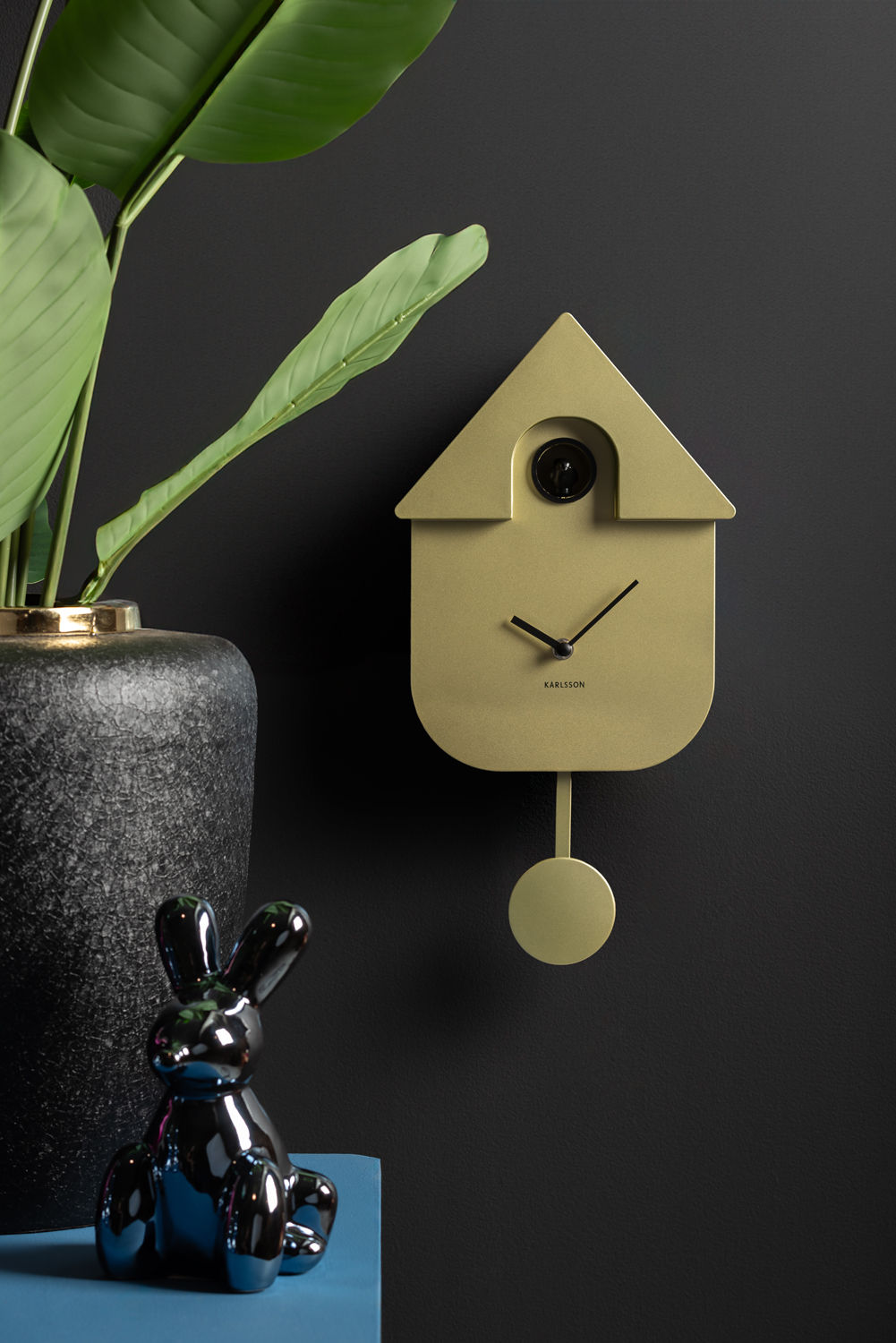 Wandklok Ganena Goud - Afbeelding 4