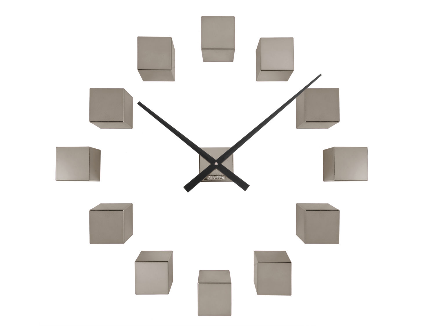 Wandklok Jukia Donkergrijs