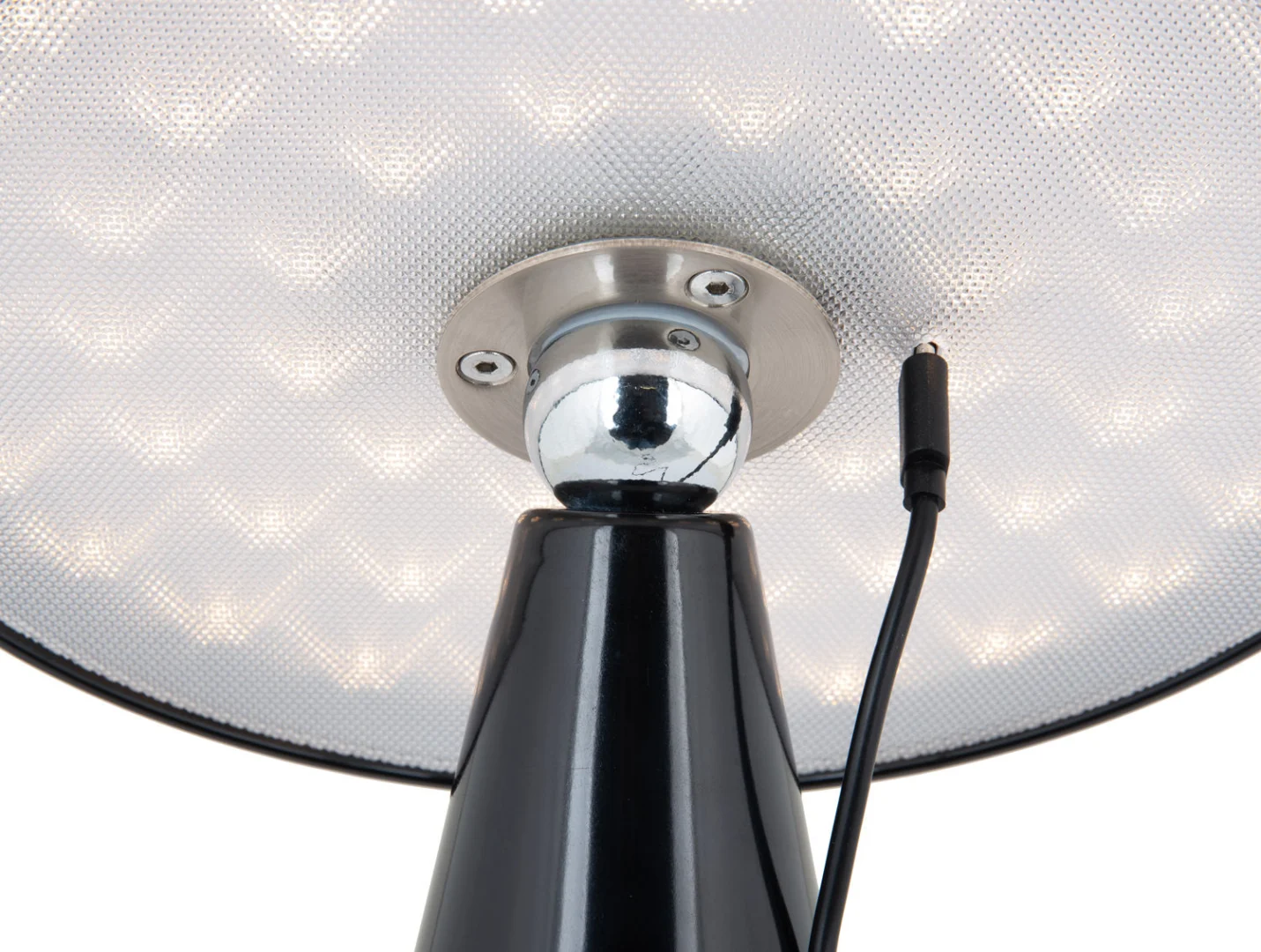 Tafellamp Hienund Zwart Ø23 cm - Afbeelding 3