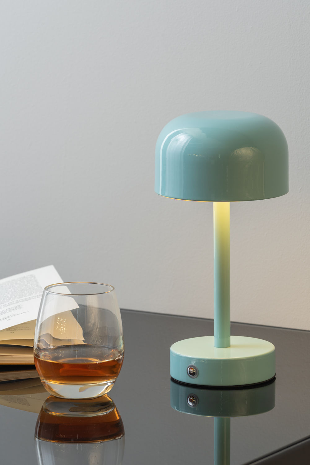 Tafellamp Fleeboro Lichtblauw Ø13 cm - Afbeelding 4