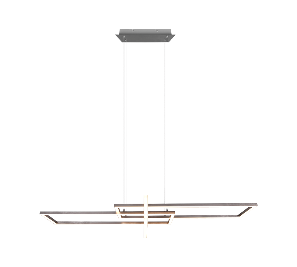 Hanglamp Klorik Mat Nikkel - Set van 3 - Afbeelding 3