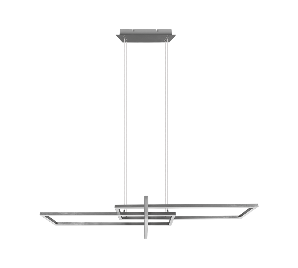 Hanglamp Klorik Mat Nikkel - Set van 3 - Afbeelding 5