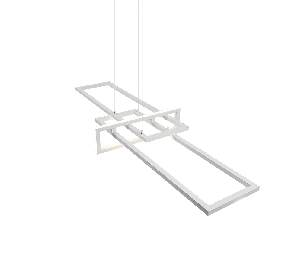 Hanglamp Kleinor Mat Wit - Set van 3 - Afbeelding 2