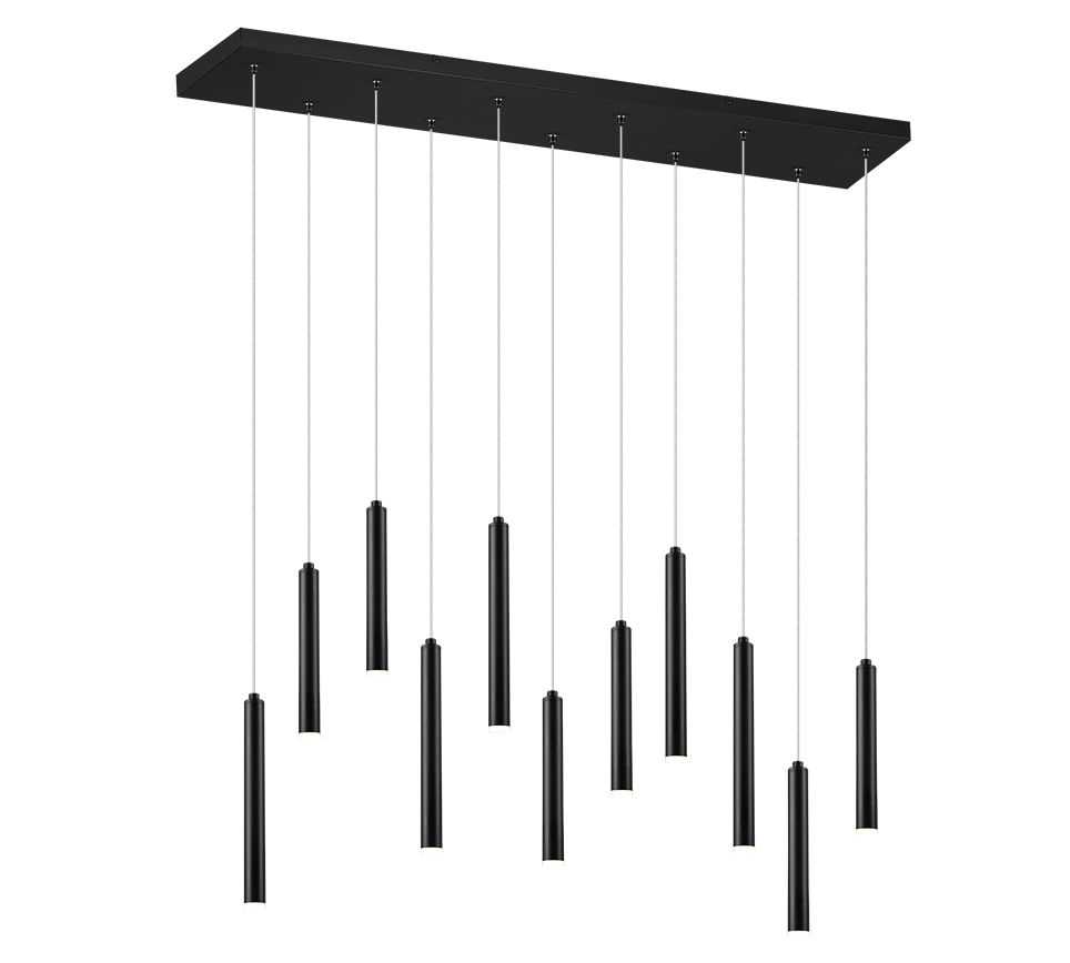 Hanglamp Boonnaro Mat Zwart - Set van 3