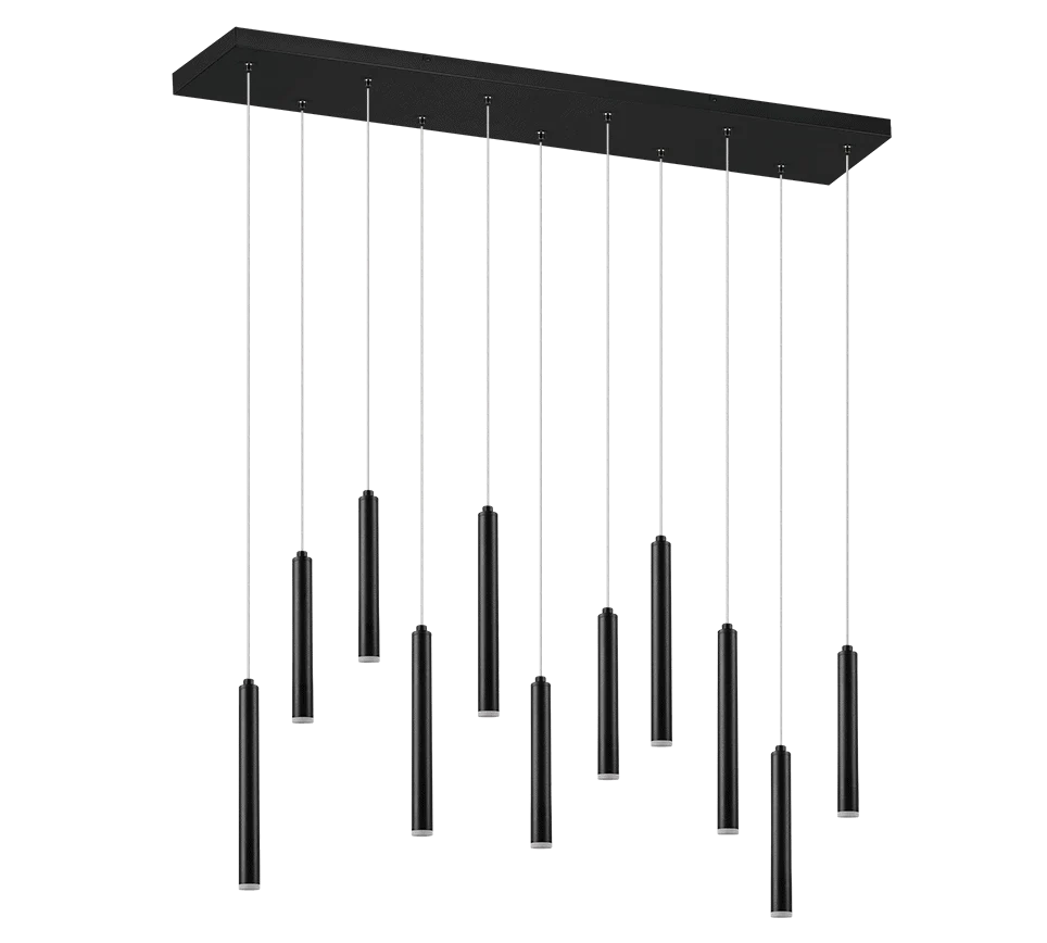Hanglamp Boonnaro Mat Zwart - Set van 3 - Afbeelding 2