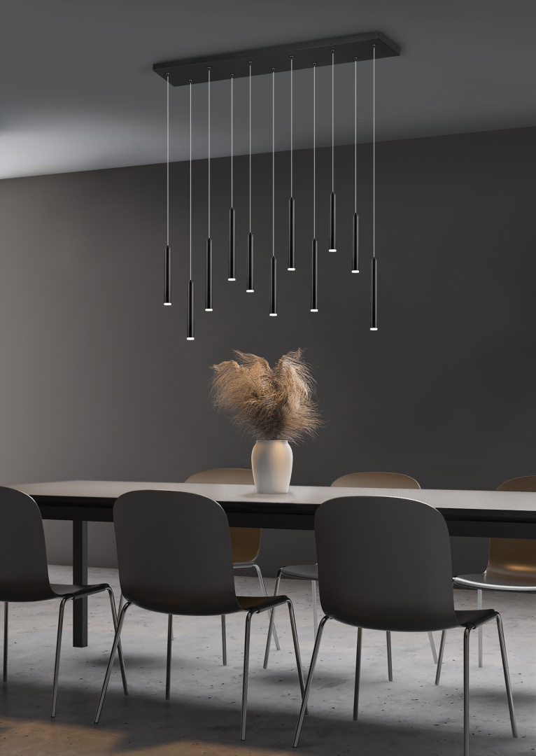 Hanglamp Boonnaro Mat Zwart - Set van 3 - Afbeelding 5