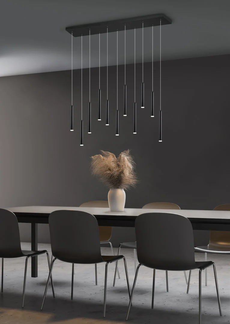 Hanglamp Boonnaro Mat Zwart - Set van 3 - Afbeelding 5