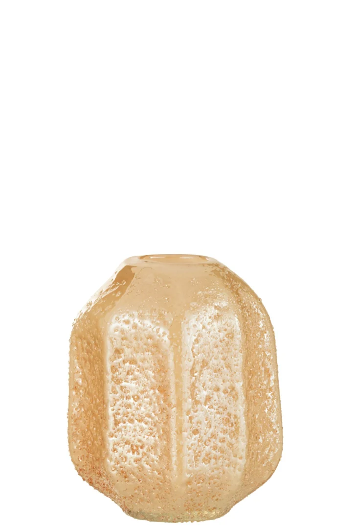 Vaas Teerdang Glas Oranje H21,5 cm - Afbeelding 3