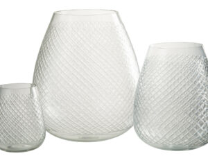 Vaas Zwolle Glas Transparant H31,5 cm