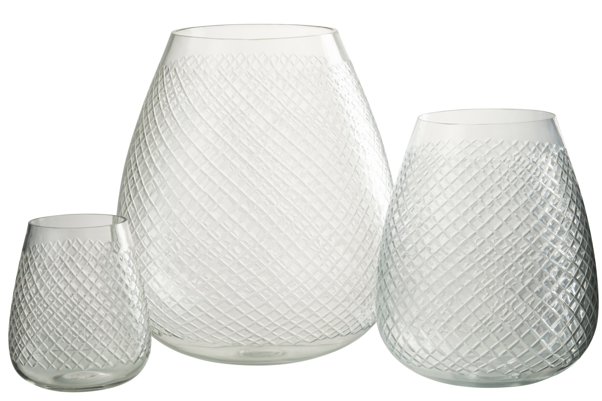 Vaas Zwolle Glas Transparant H31,5 cm