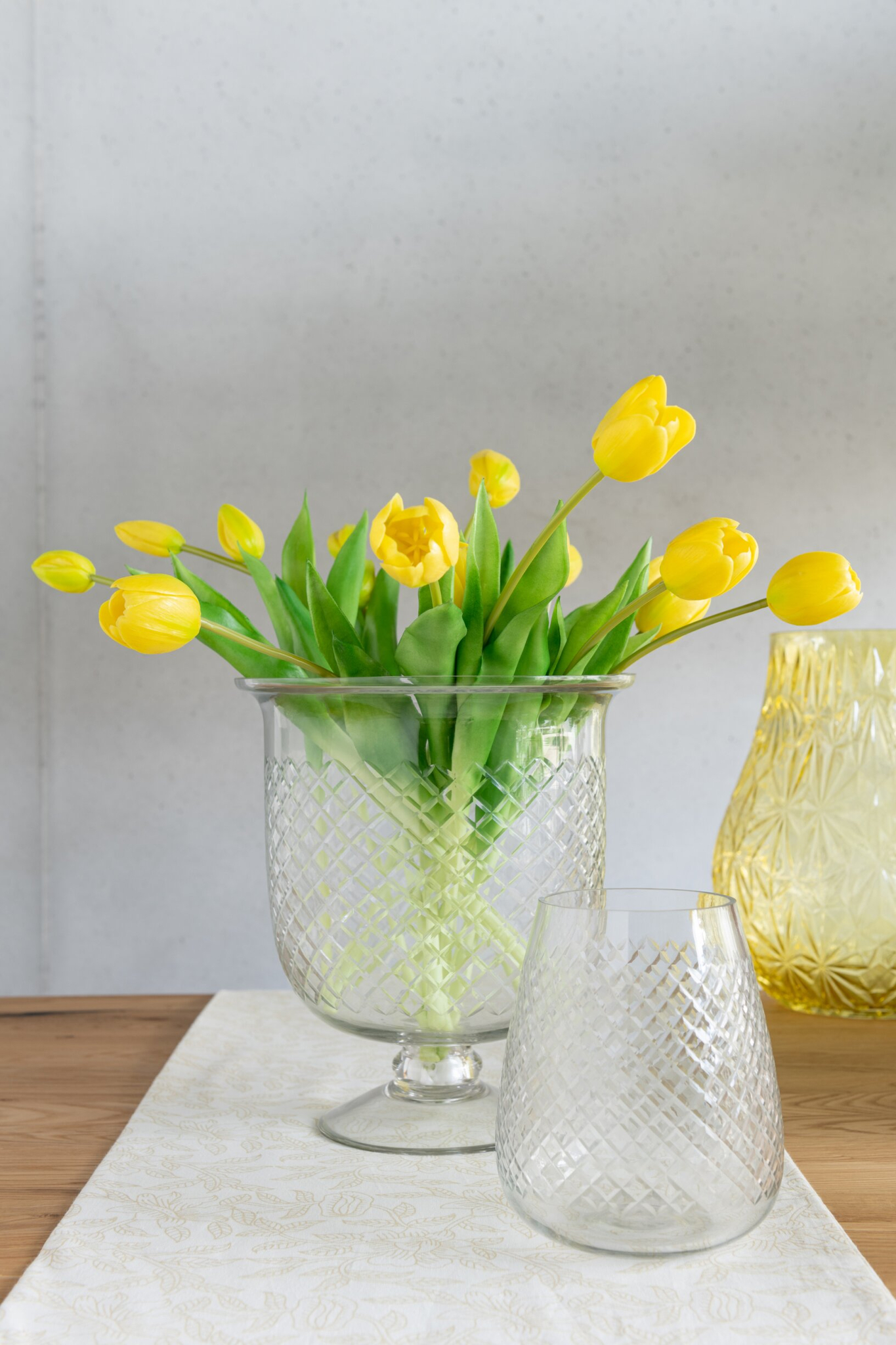 Vaas Zwolle Glas Transparant H31,5 cm - Afbeelding 2