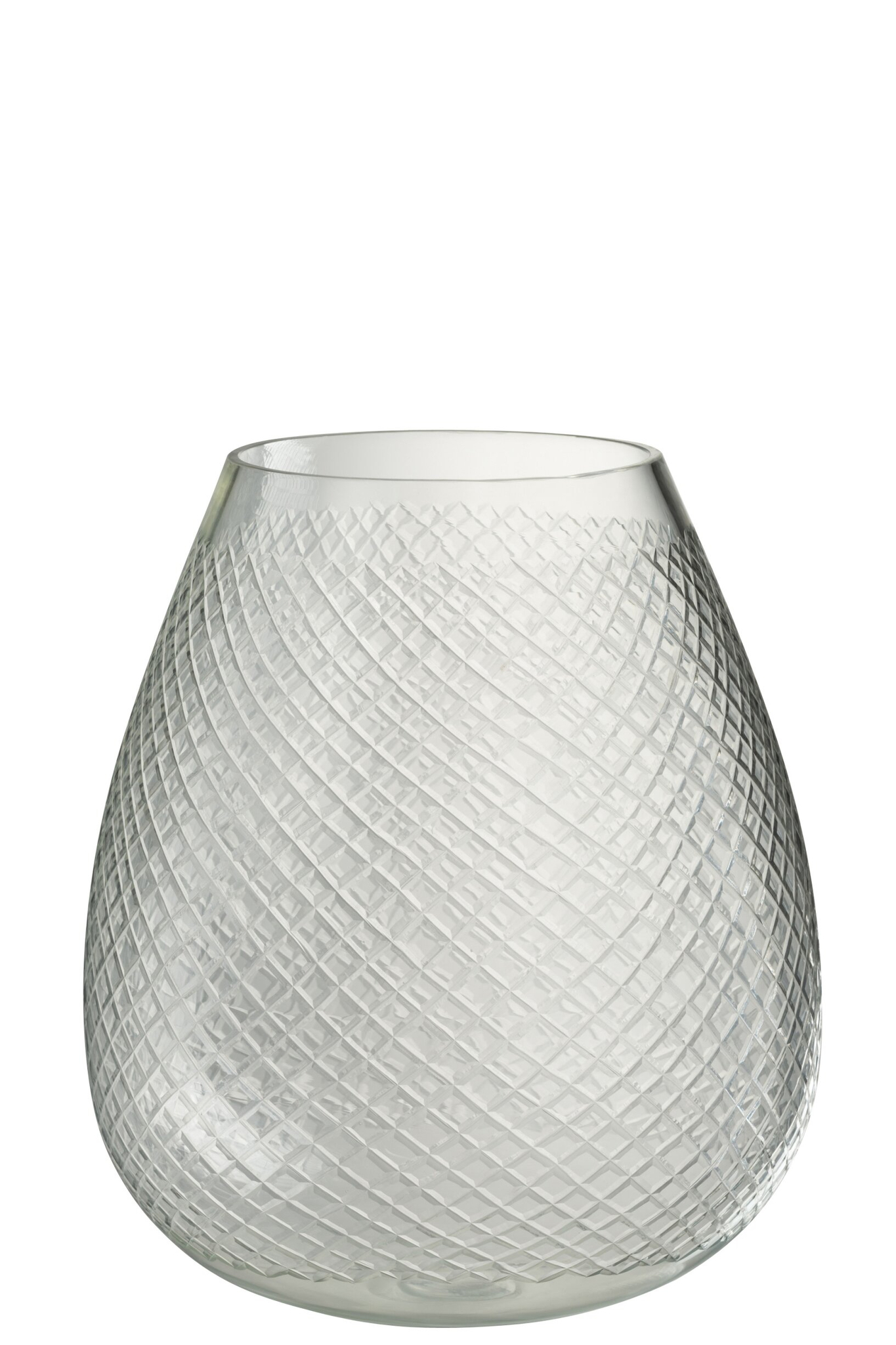 Vaas Zwolle Glas Transparant H31,5 cm - Afbeelding 3