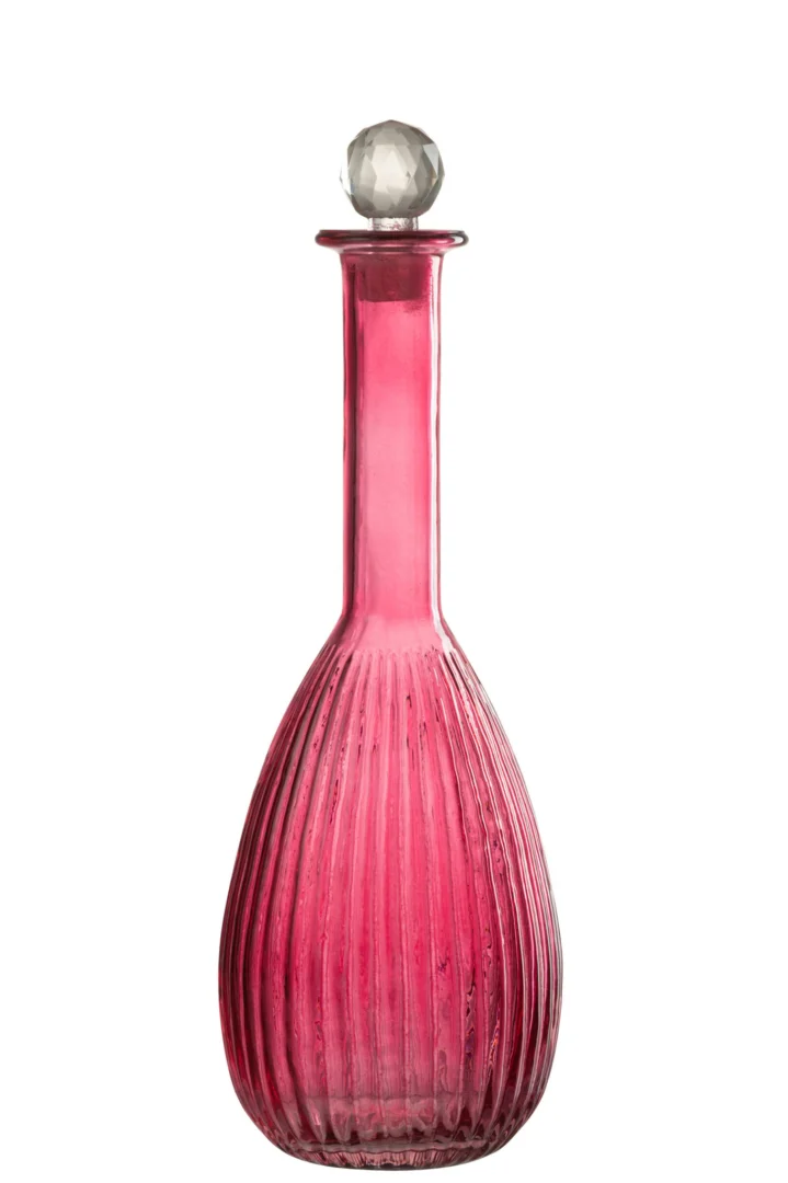 Karaf Stintund Glas Rood - Afbeelding 4
