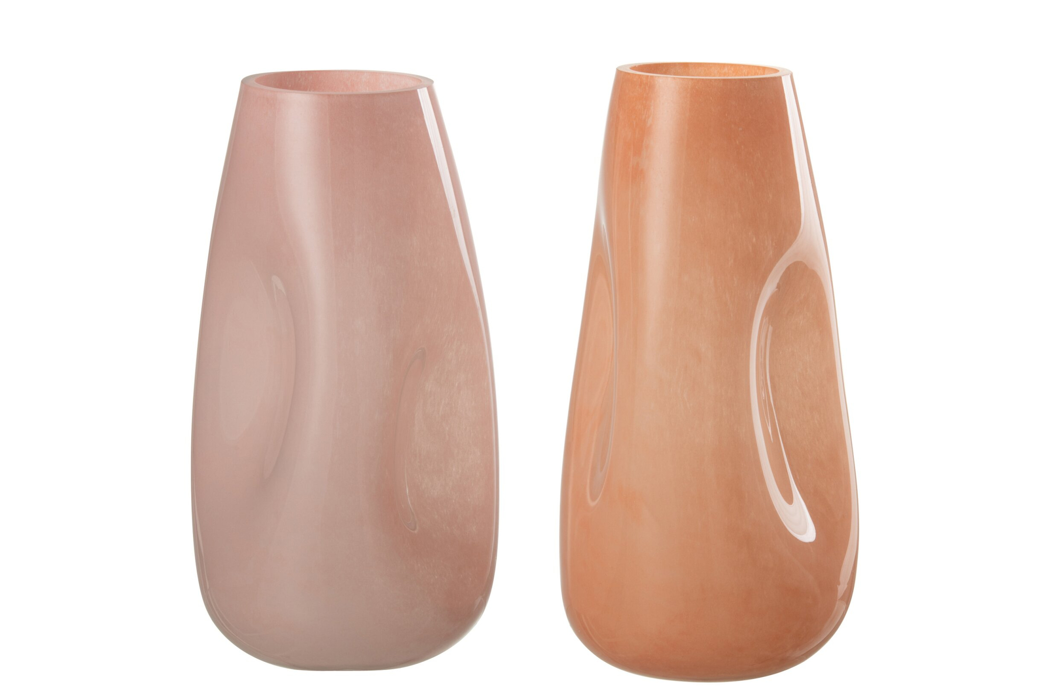 Vaas Norane Glas Meerkleurig H28 cm - Set van 2 - Afbeelding 2