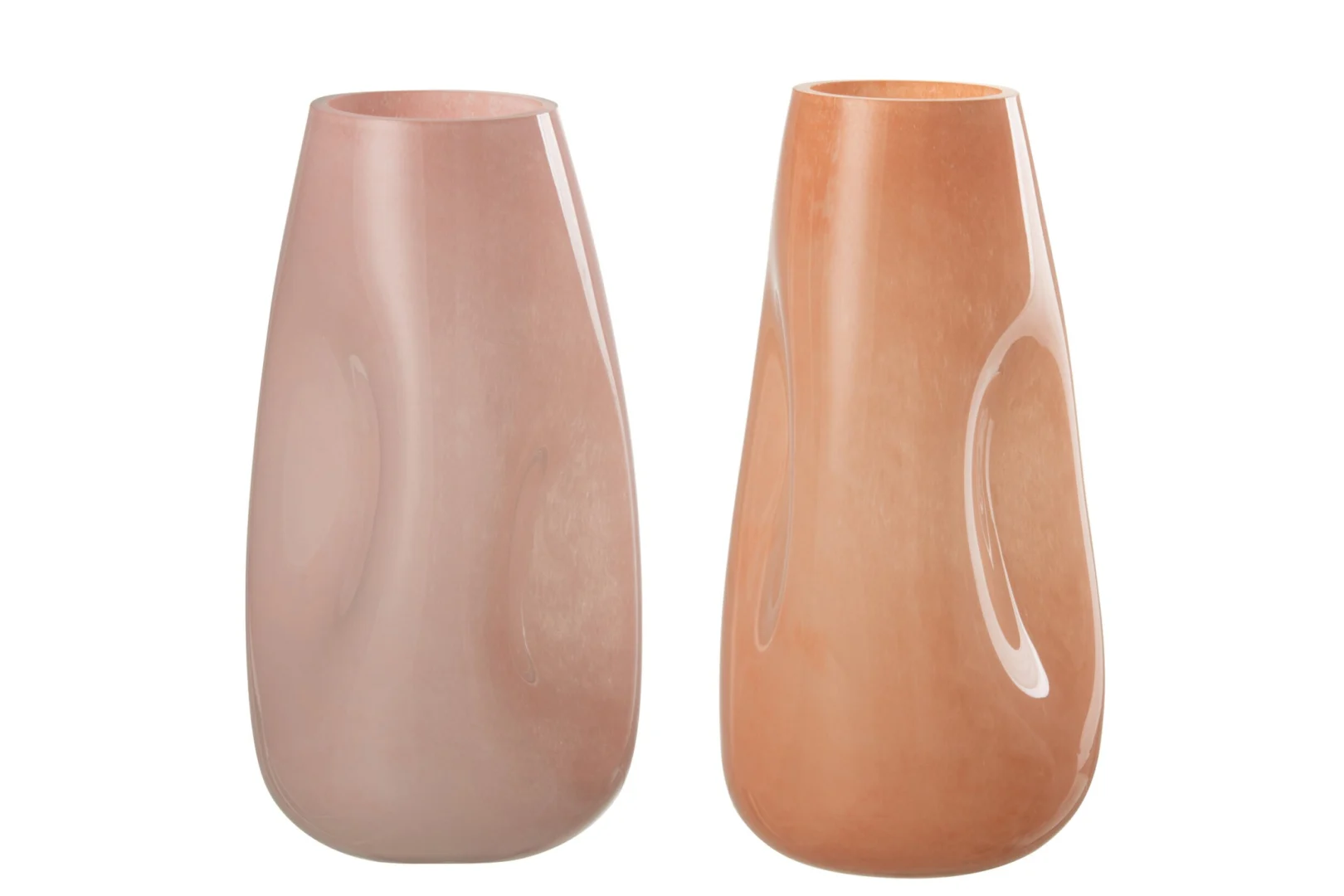 Vaas Norane Glas Meerkleurig H28 cm - Set van 2 - Afbeelding 2