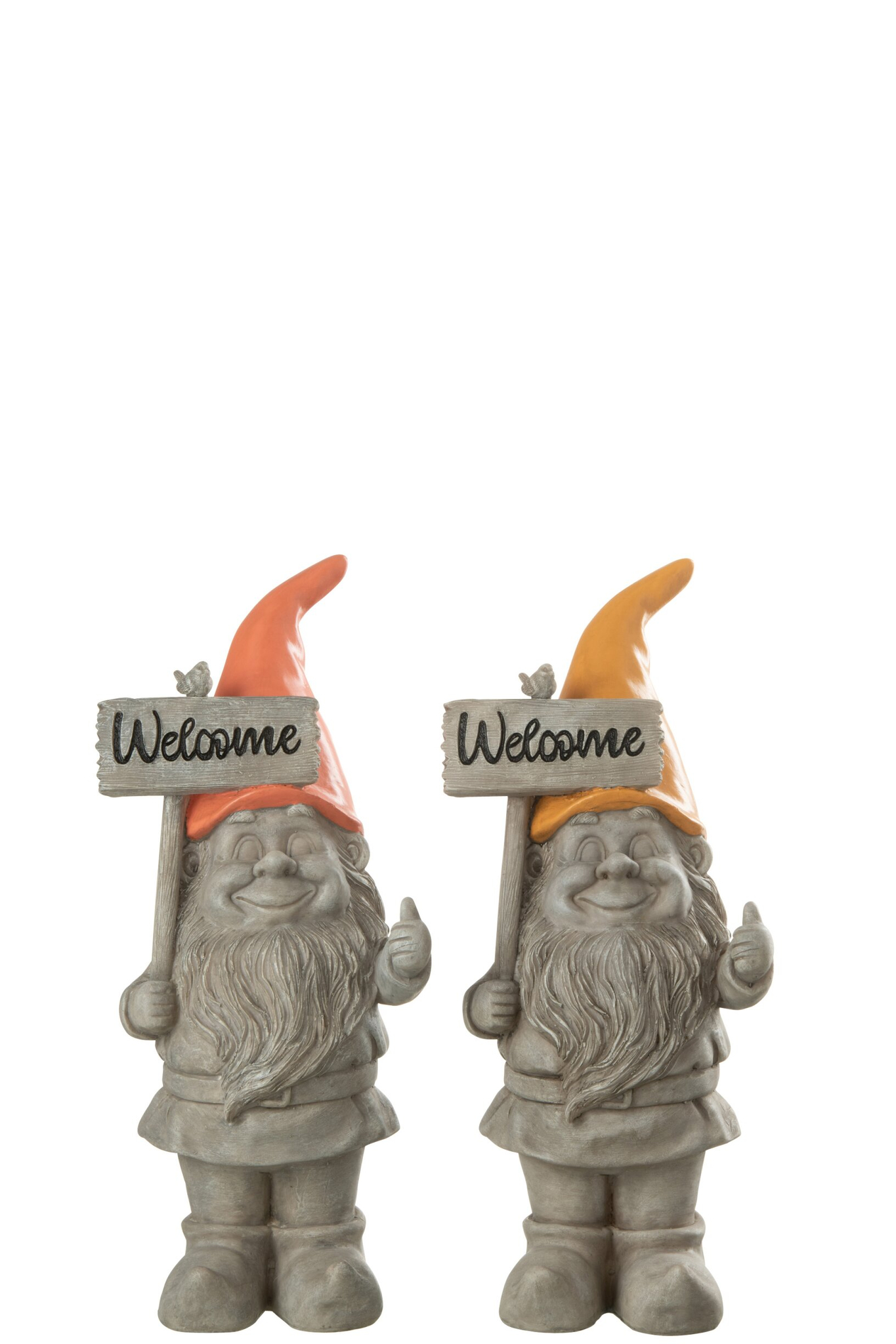 Decoratiefiguur Traardira Gips Meerkleurig - Set van 2 - Afbeelding 2