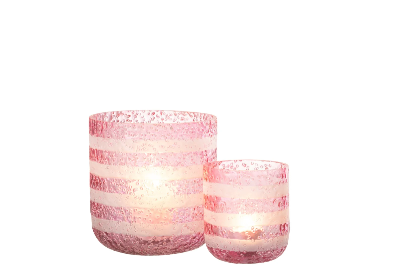 Hurricaneglas Monterey Glas Roze - Afbeelding 4