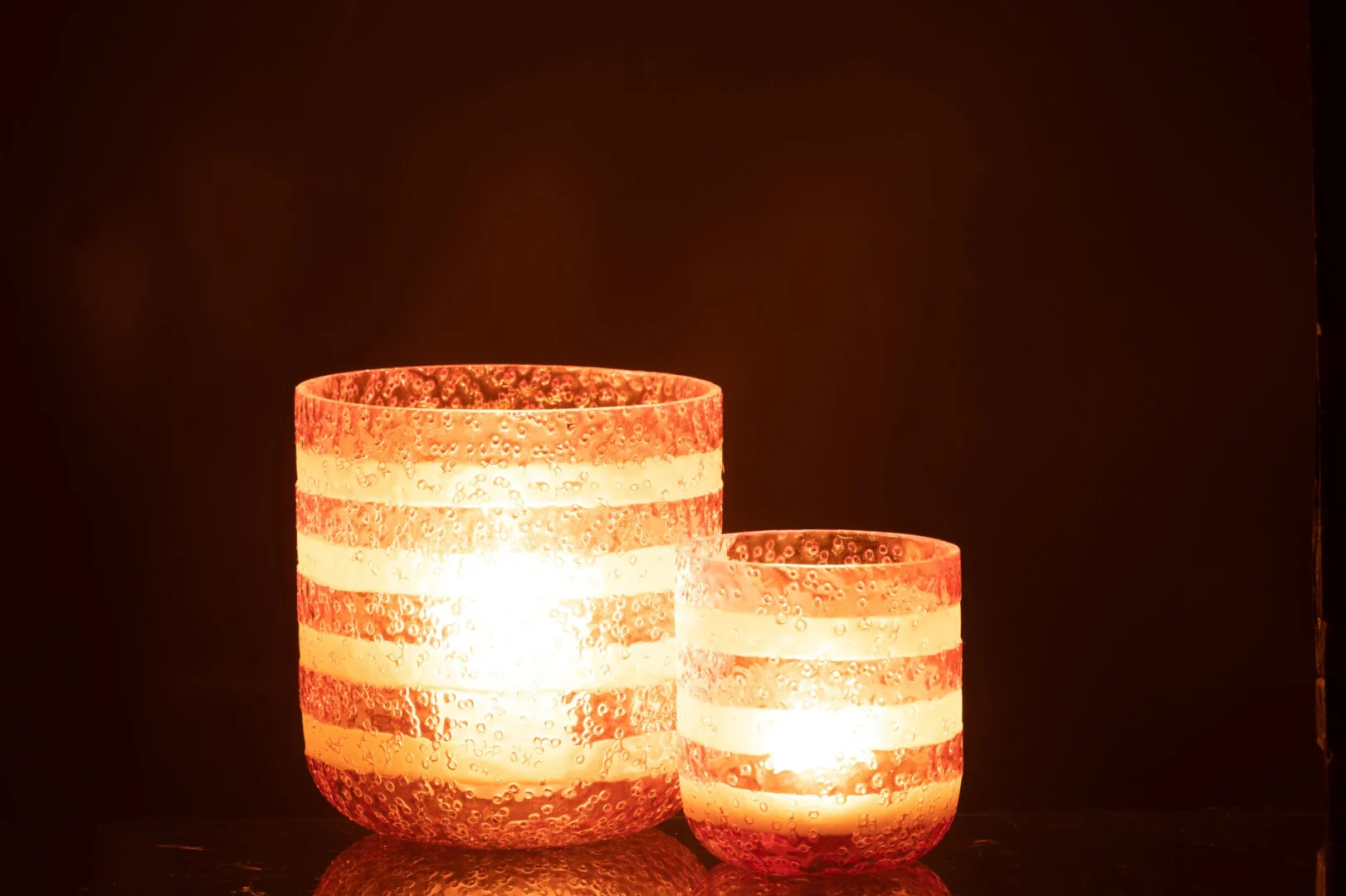 Hurricaneglas Monterey Glas Roze - Afbeelding 5