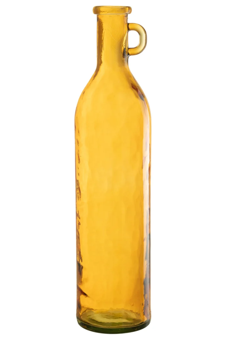 Vaas Fleessas Glas Geel H75 cm - Afbeelding 5