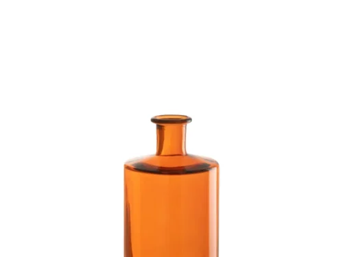 Vaas Laumi glas rood, slanke hoge vorm, 40 cm, decoratief voor bloemen of als woonaccessoire