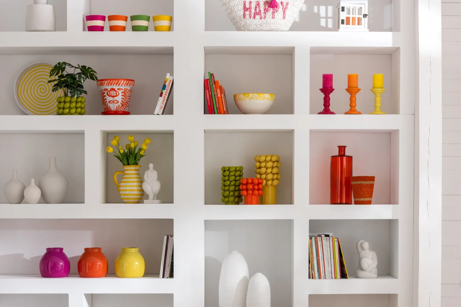 Vaas Jindura Glas Rood H74 cm - Afbeelding 2
