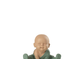 Beeld Fleebu Polyresin Groen H15 cm