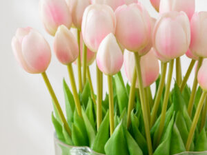 Kunstbloem Skiemone Kunstleer Roze