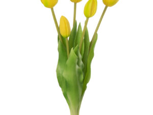 Kunstbloem Deernis Kunstleer Geel
