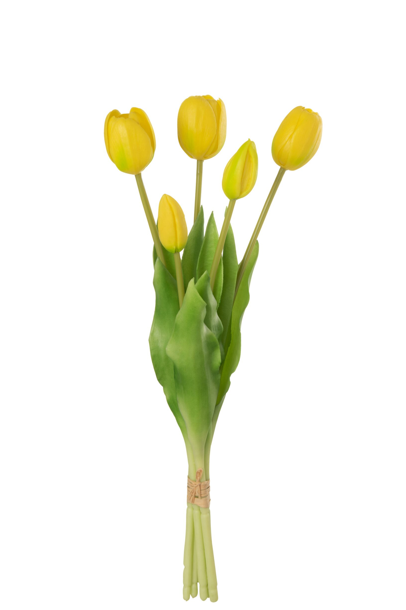 Kunstbloem Deernis Kunstleer Geel