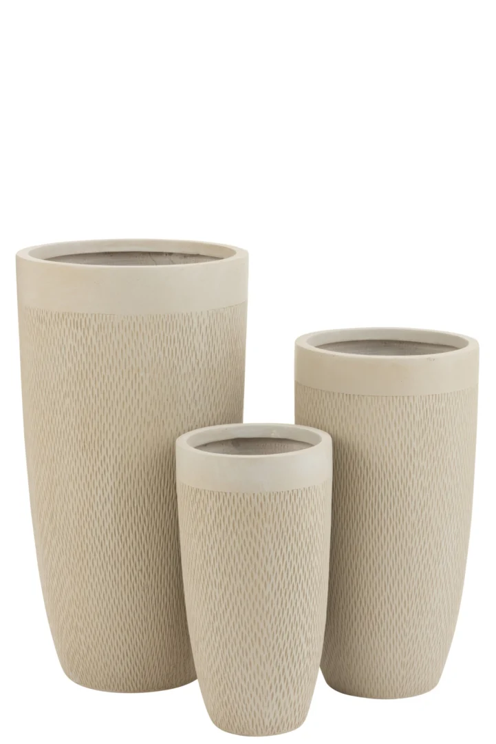 Vaas Keibar H72 beige - Afbeelding 2