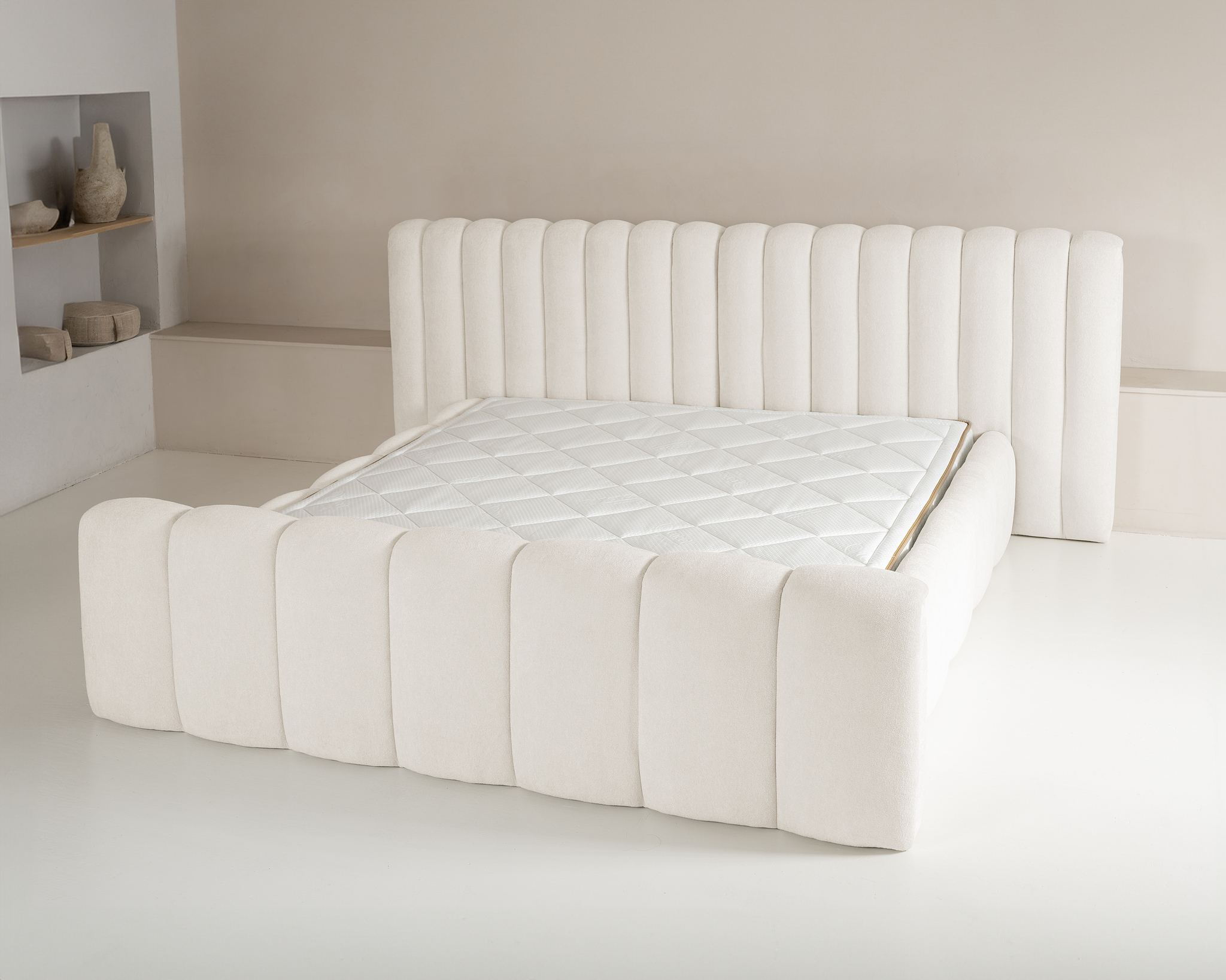 Bed Chinook Beige 160x200 - Afbeelding 4