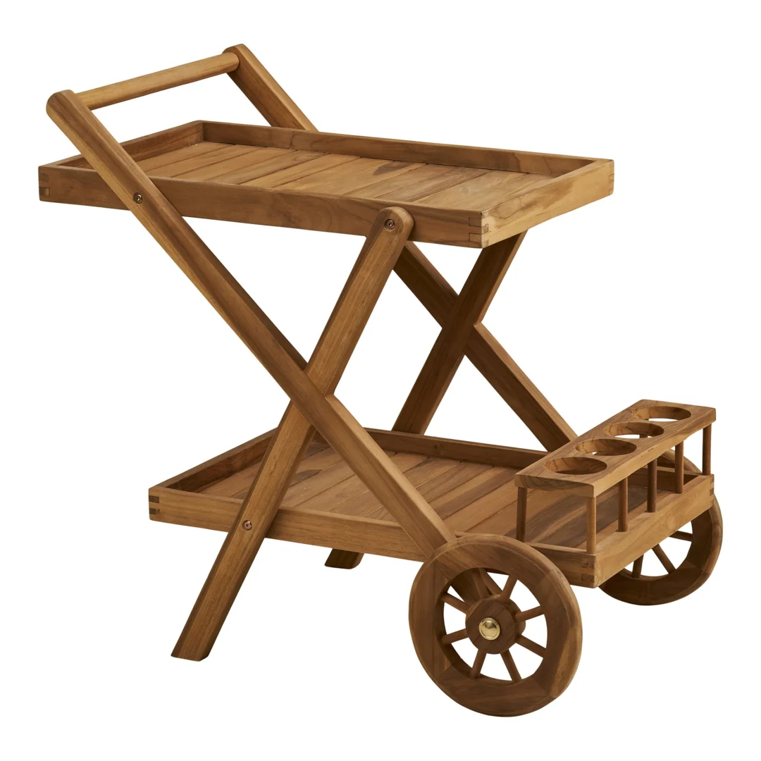 Theewagen Ushuaia Teak Naturel - Afbeelding 3