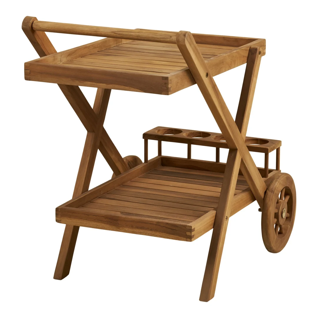 Theewagen Ushuaia Teak Naturel - Afbeelding 4