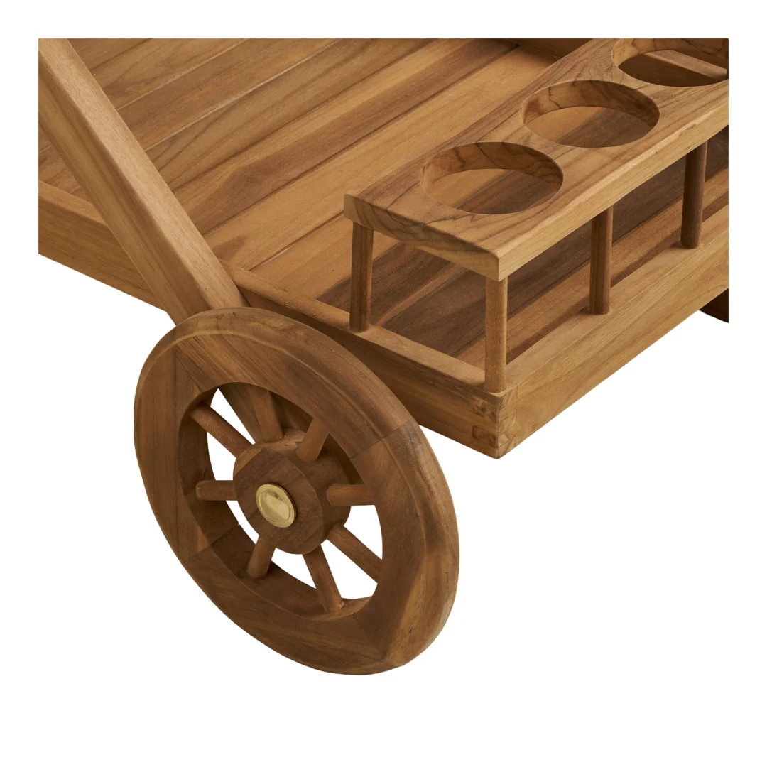 Theewagen Ushuaia Teak Naturel - Afbeelding 5