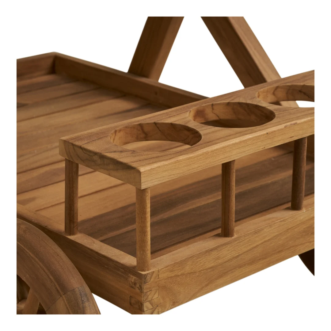 Theewagen Ushuaia Teak Naturel - Afbeelding 7